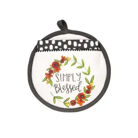 "Simply Blessed" Hotpad/Towel Set