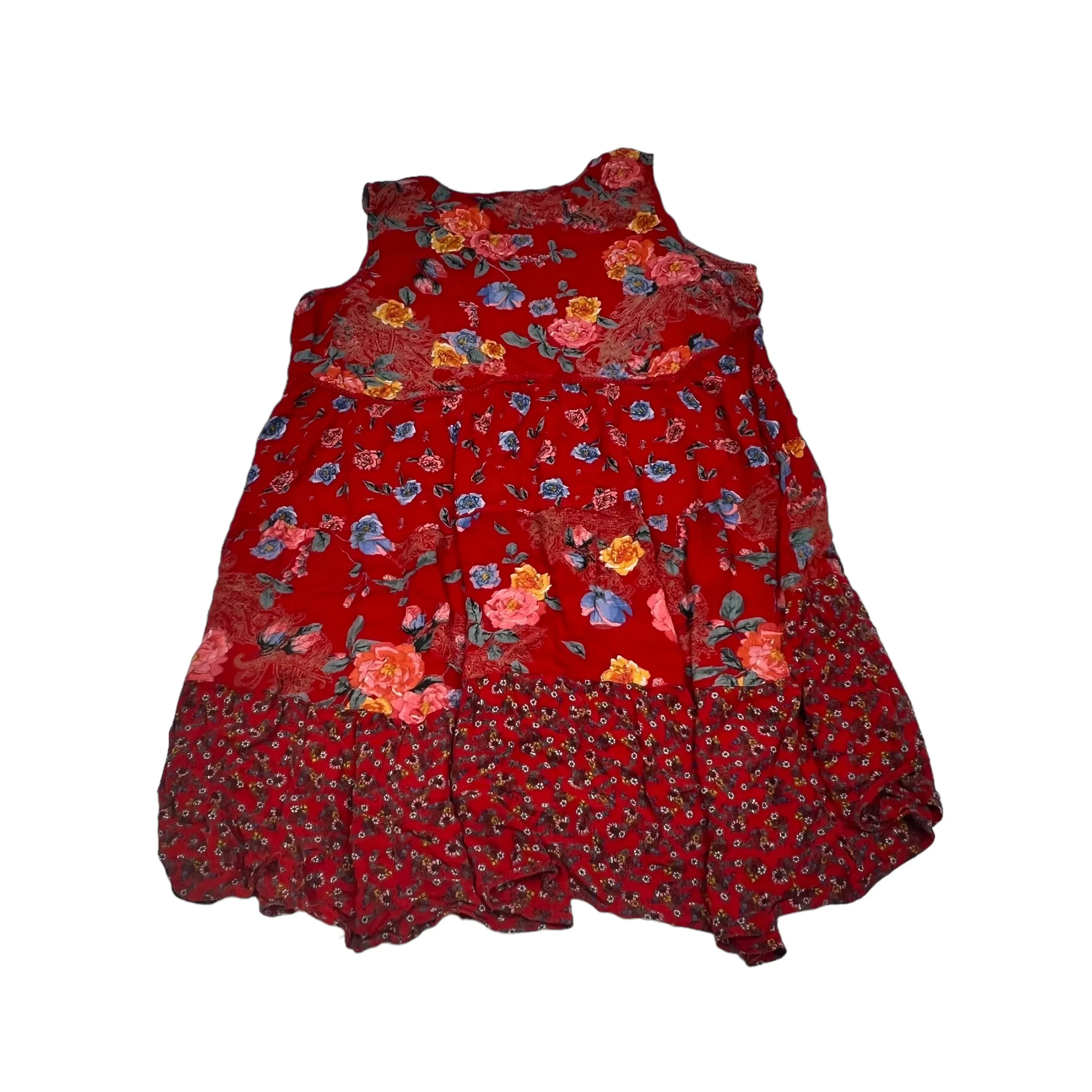 Red Tunic Sleeveless Bila, Size L