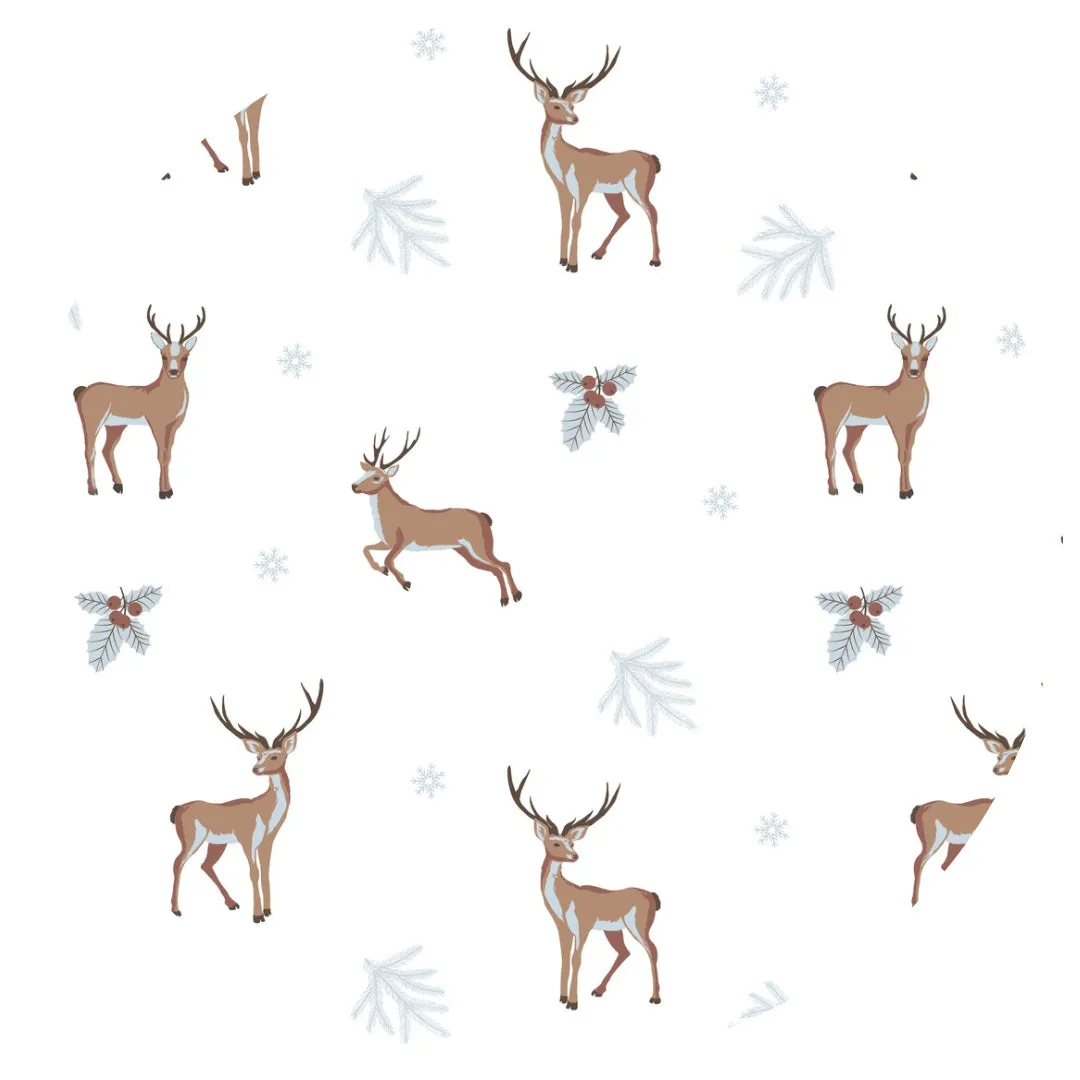 Reindeer | Bloom Quilted Blanket 70x50”