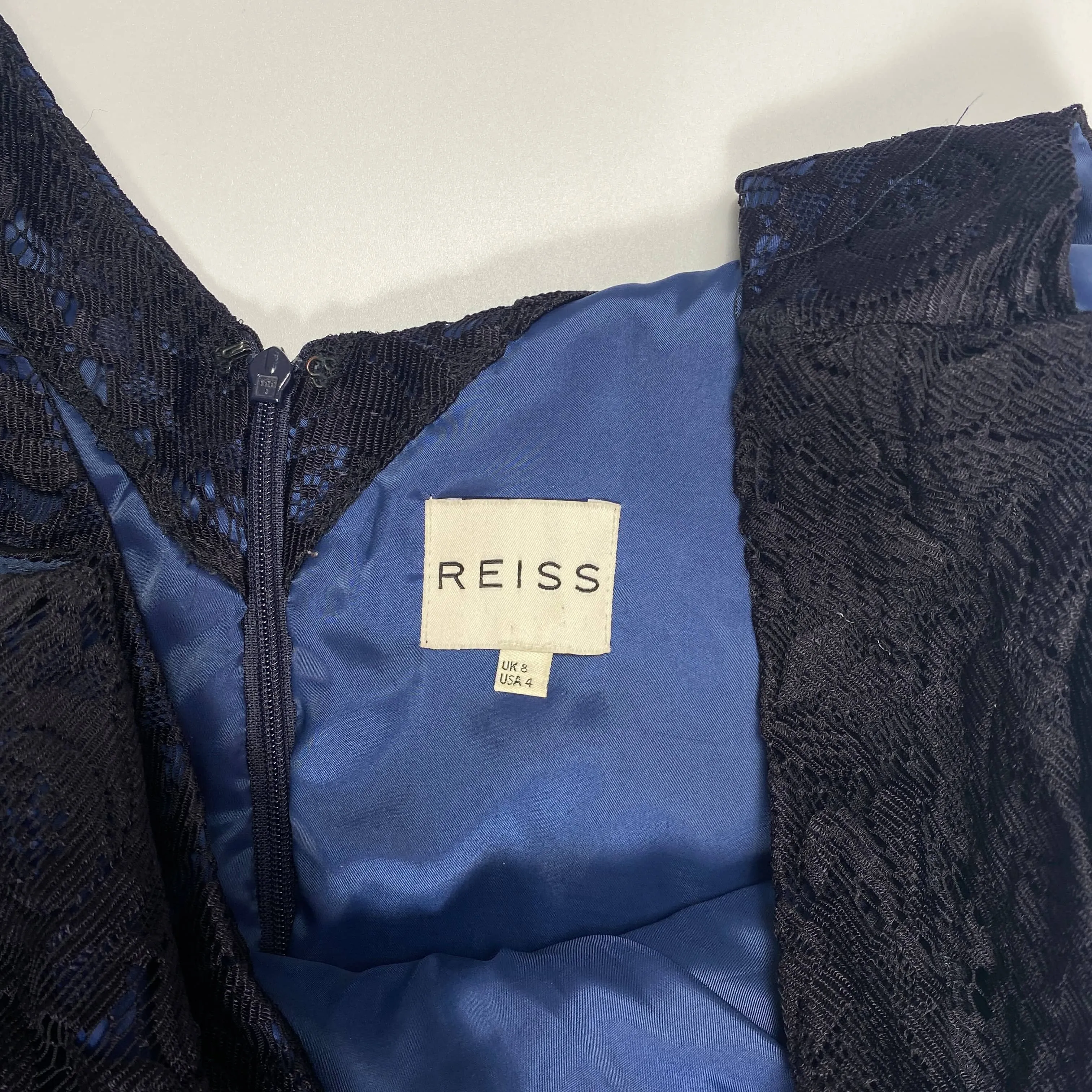 Reiss Lace Wrap Dress