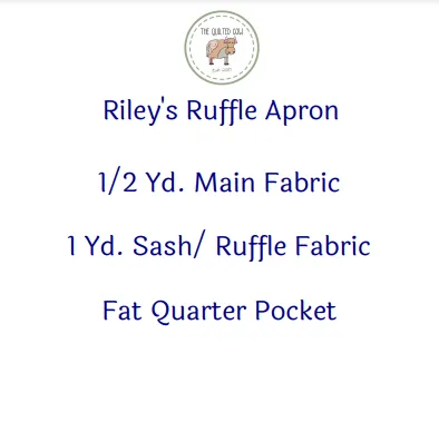 Riley's Ruffle Apron