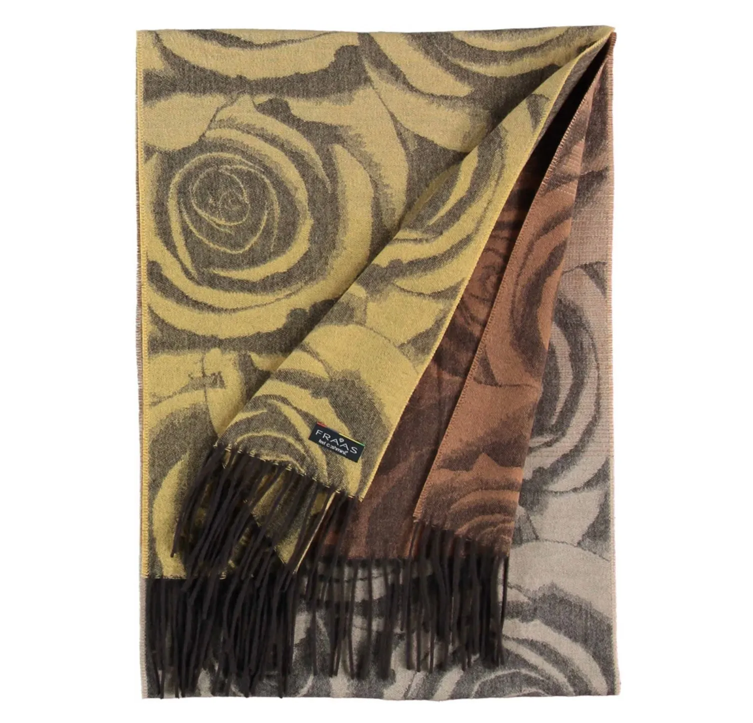 Roses with Ombré Oversized Cashmink® Scarf