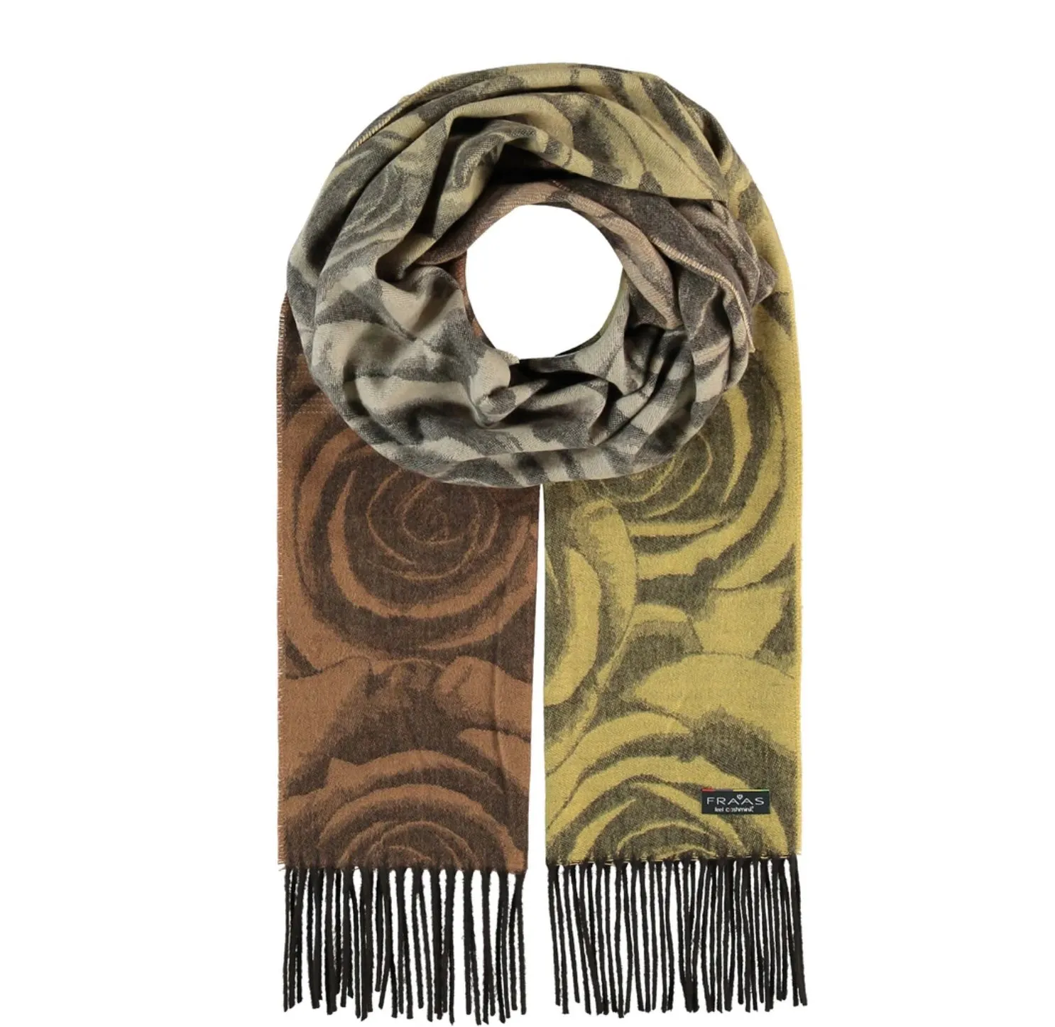 Roses with Ombré Oversized Cashmink® Scarf