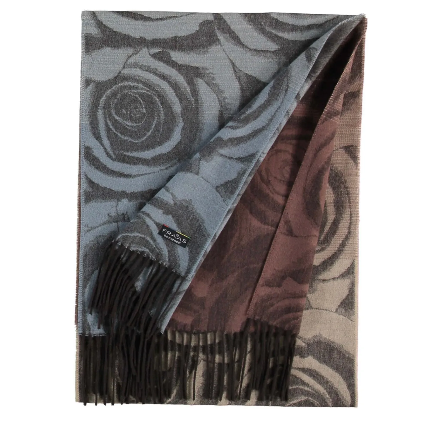 Roses with Ombré Oversized Cashmink® Scarf