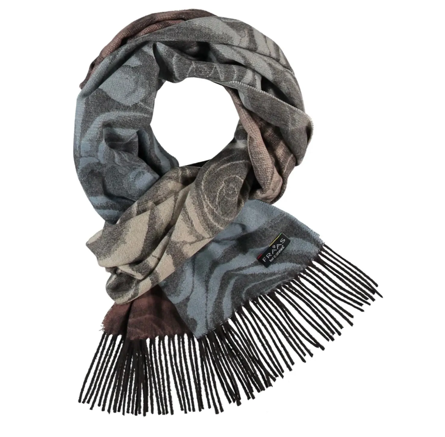 Roses with Ombré Oversized Cashmink® Scarf