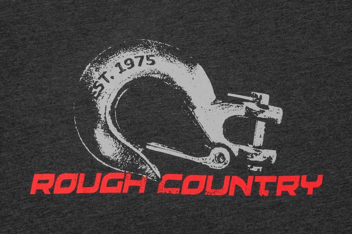 Rough Country T-Shirt - Winch Hook - Black - 2XL
