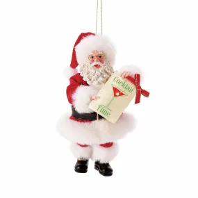 Santas Cocktail Time Ornament