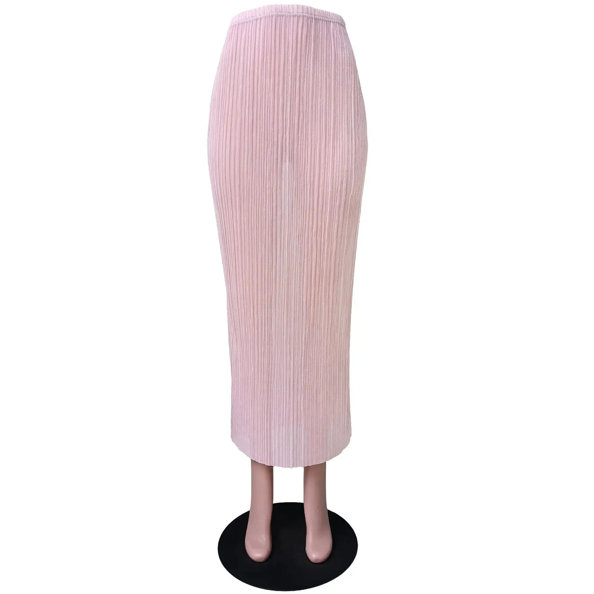 See through Pleated Fashion Skirt
