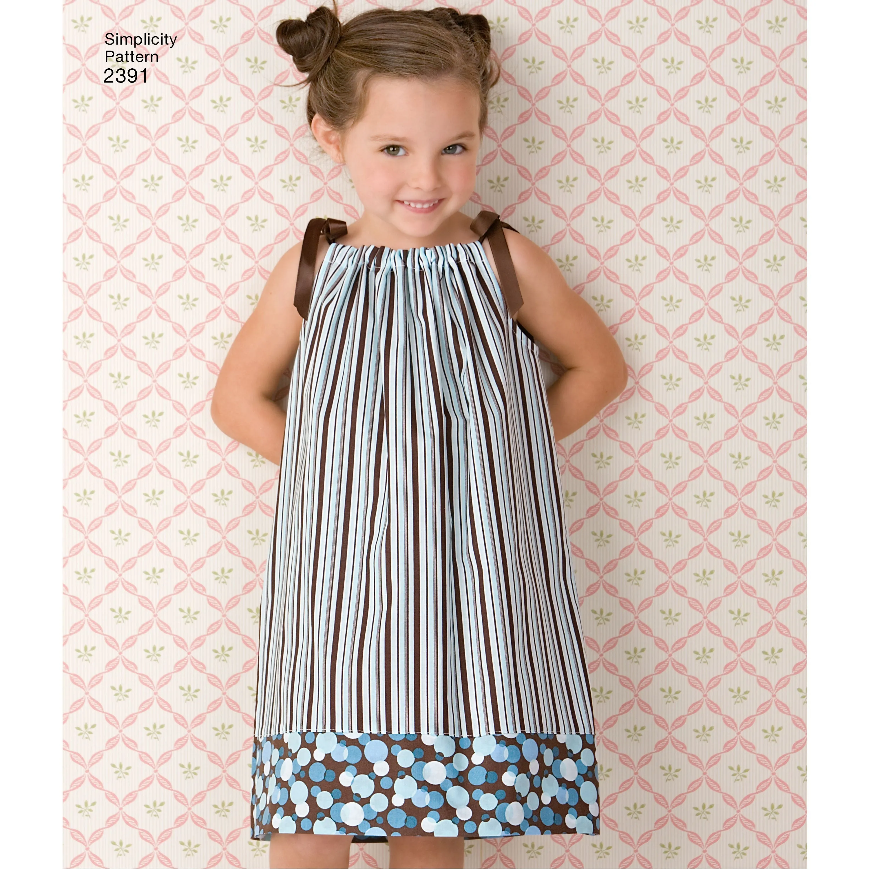 Simplicity Pattern 2391 Child's Pillowcase Dress, Tops, Pants, and Bag