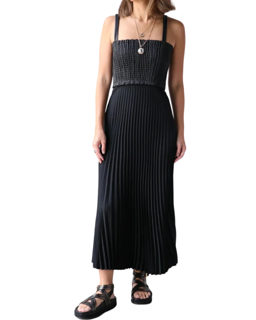 Size 12 (8) | Proenza Schouler Pleated Tank Dress