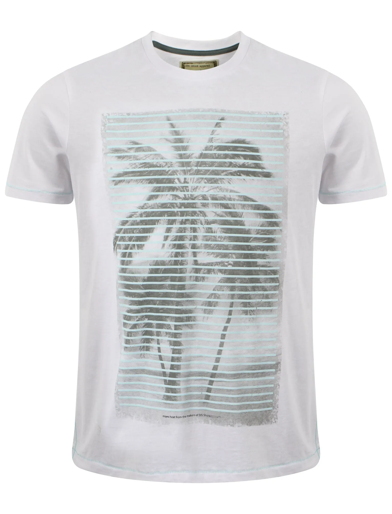 South Shore Palmline white t-shirt