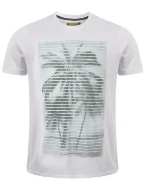 South Shore Palmline white t-shirt