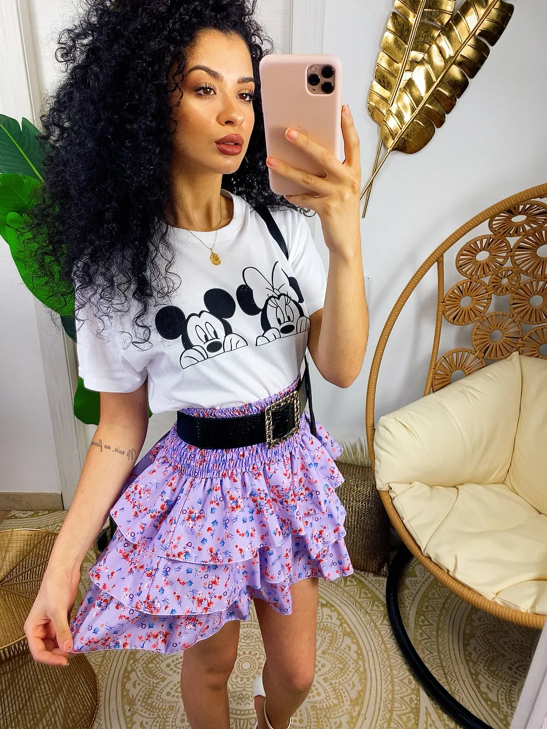 T-shirt con stampa fantasy