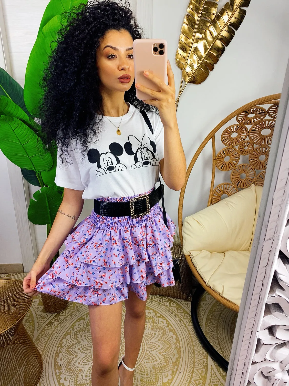 T-shirt con stampa fantasy