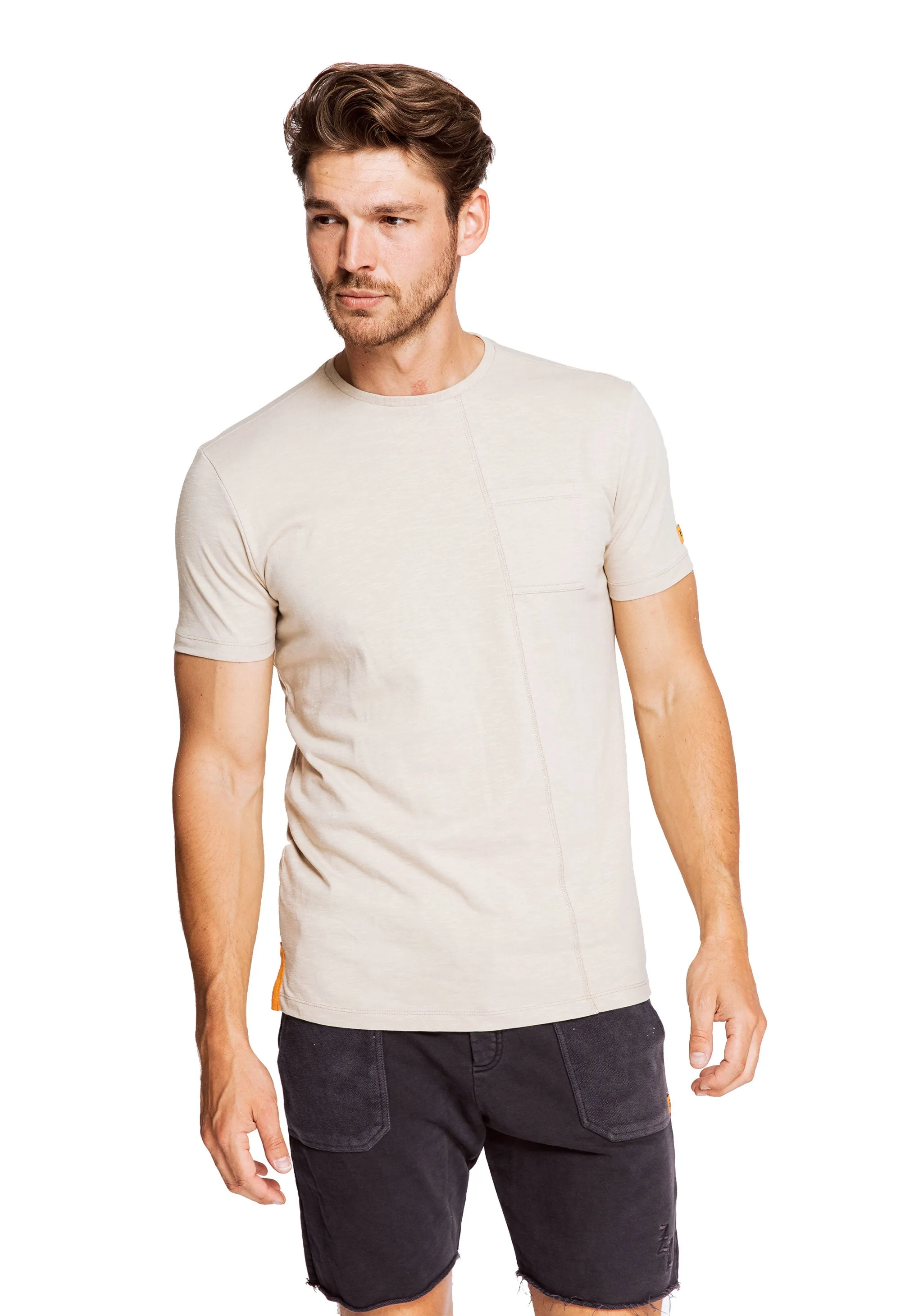 T-Shirt TILL in Sand - Zhrill Man