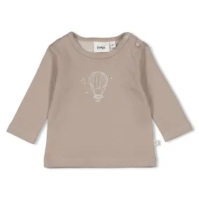 THE NEUTRALS - Organic Cotton Double Knit "hot air balloon" Top
