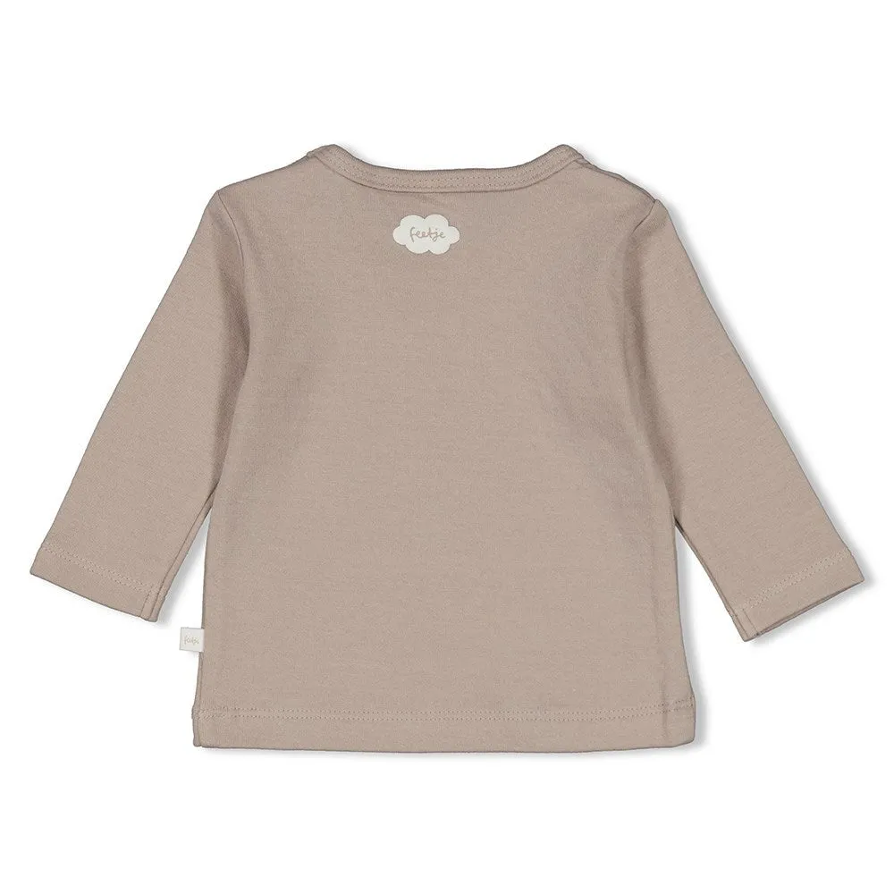 THE NEUTRALS - Organic Cotton Double Knit "hot air balloon" Top