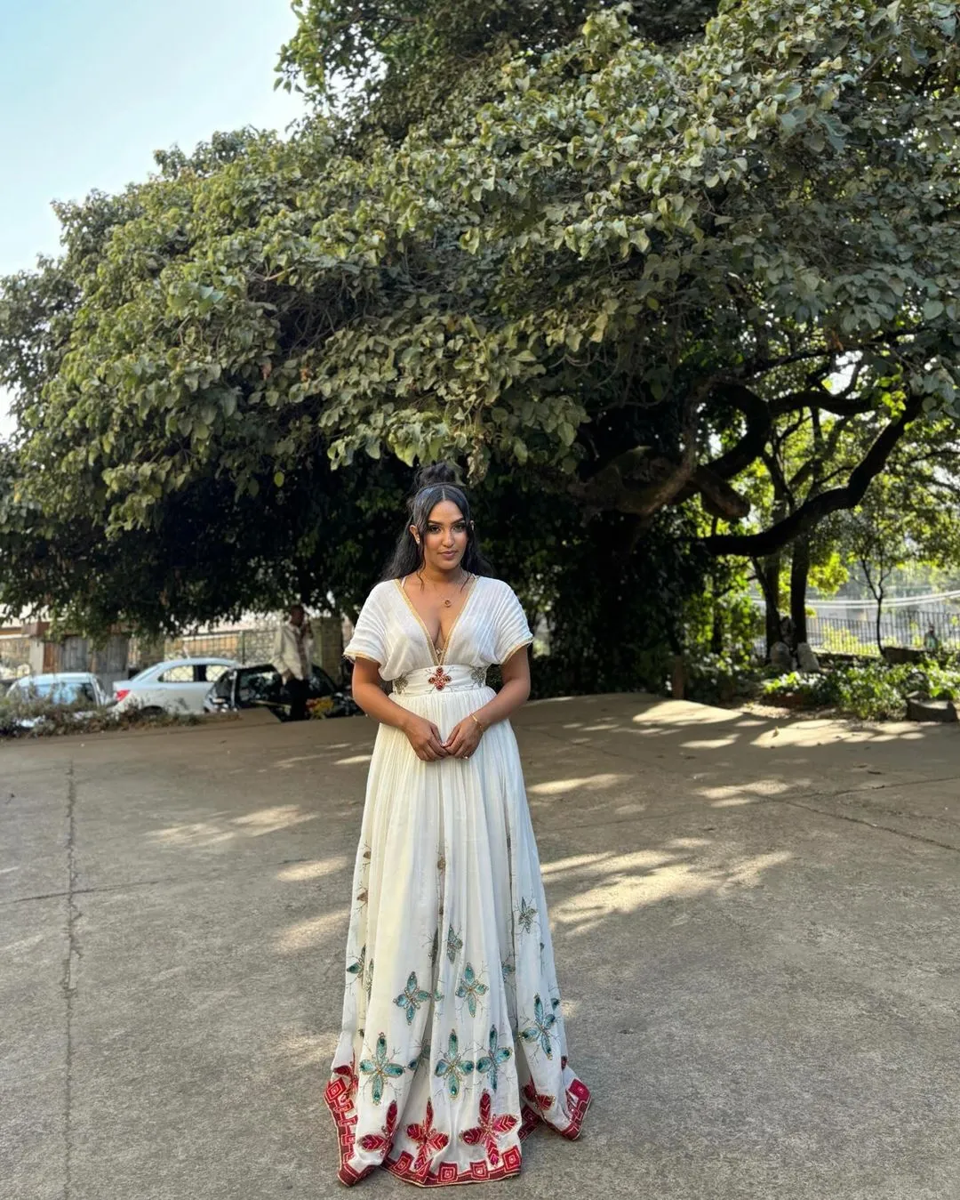 Timeless Beauty Habesha Dress Splendid Simple Red Habesha Kemis