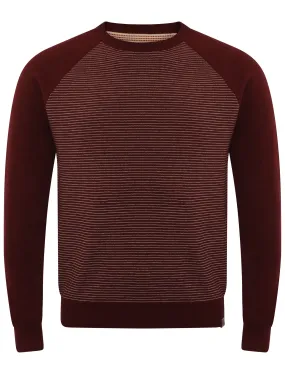 Tokyo Laundry Byrom cotton Oxblood   jumper