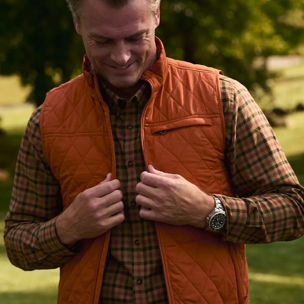 TSG Highland Quilted Vest (Sienna)