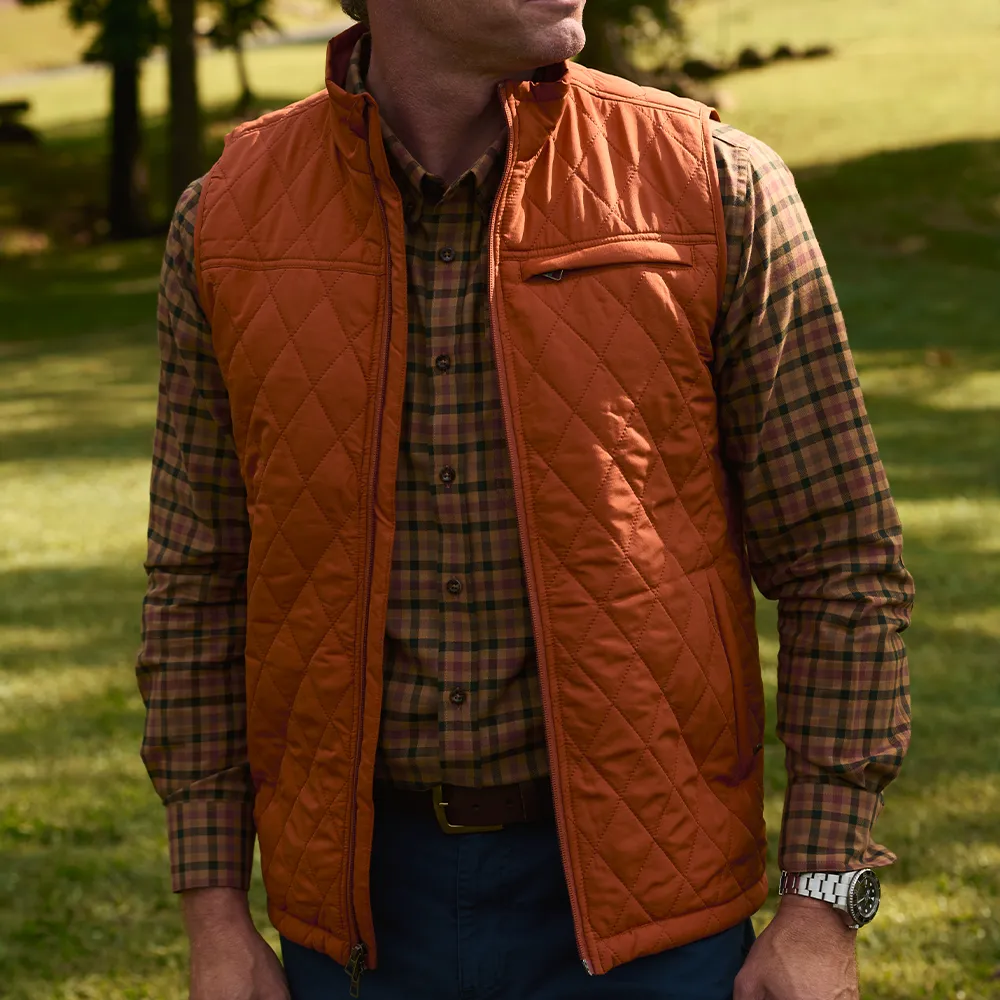 TSG Highland Quilted Vest (Sienna)