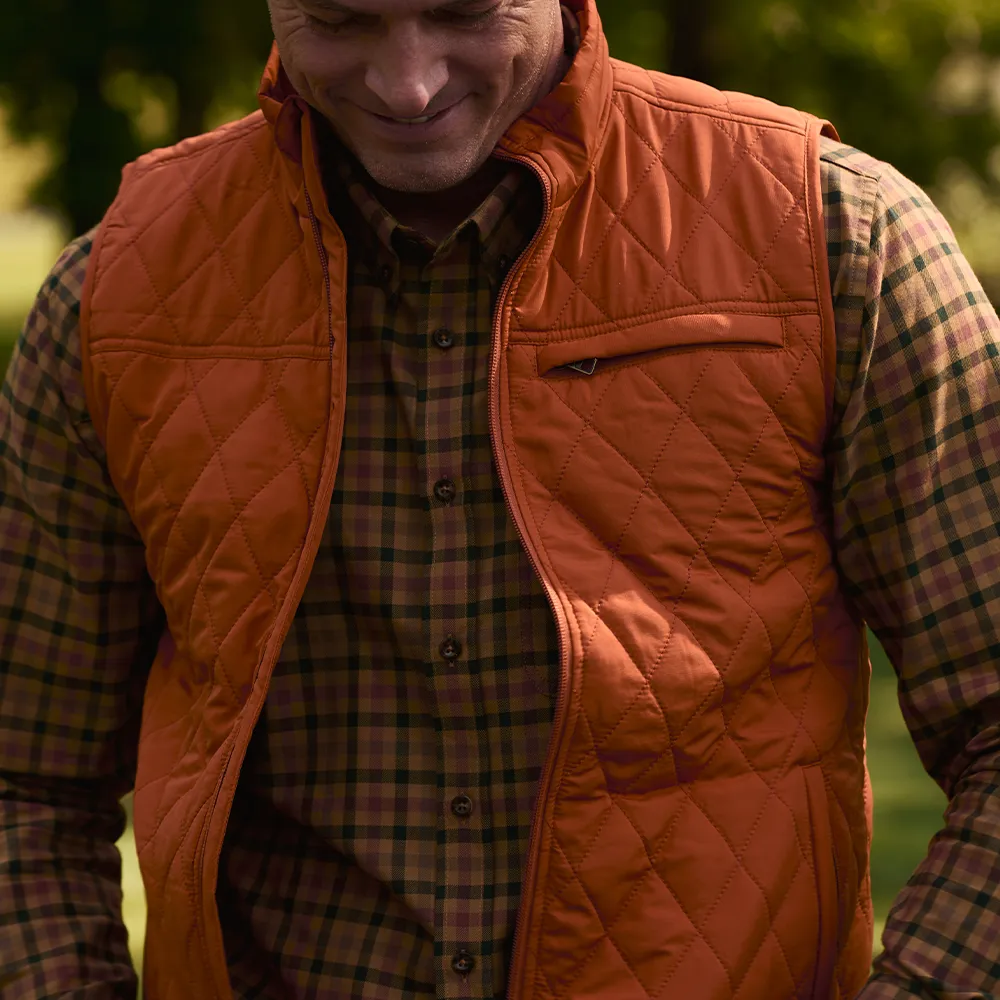TSG Highland Quilted Vest (Sienna)