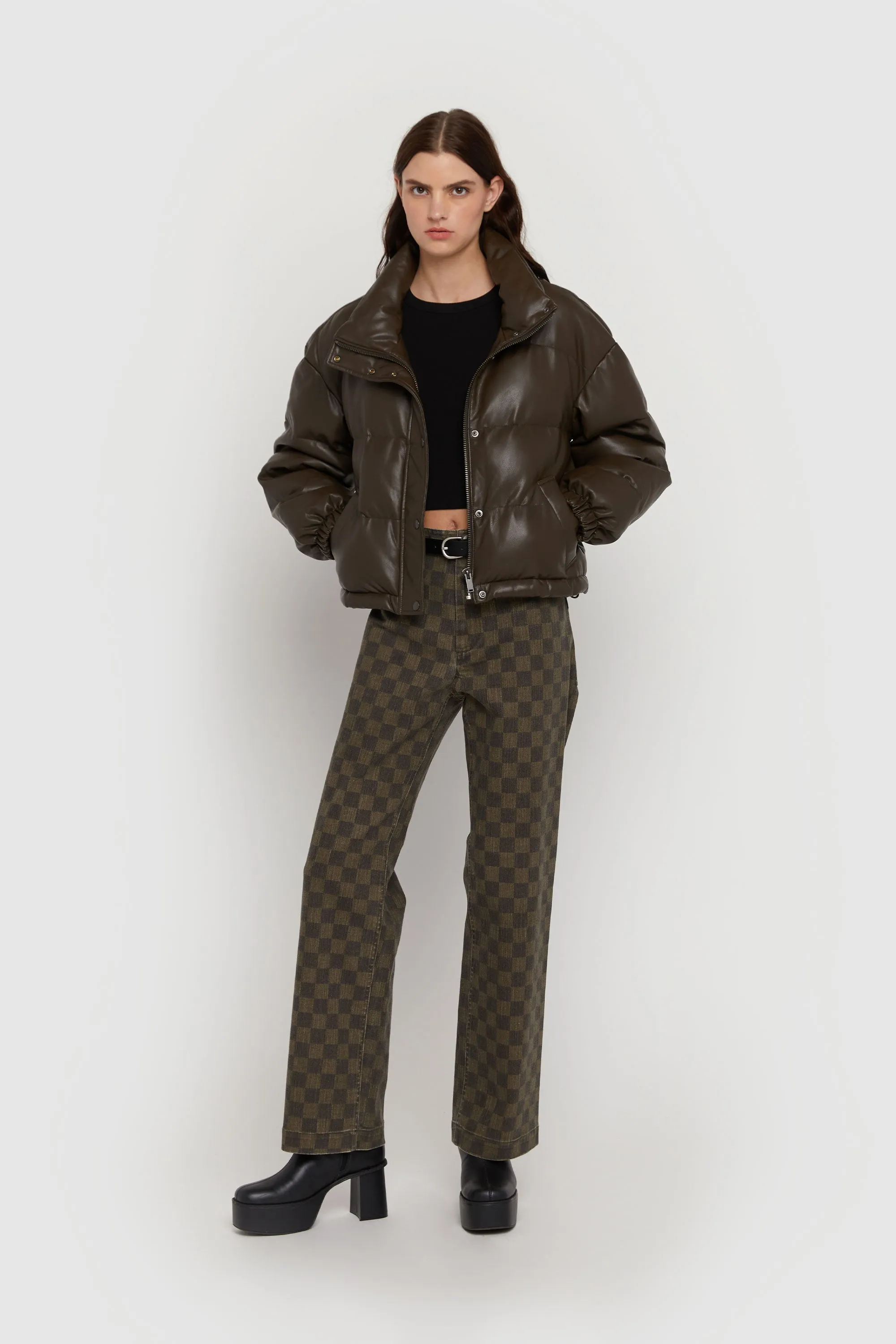 TWILL CHECKER PANT