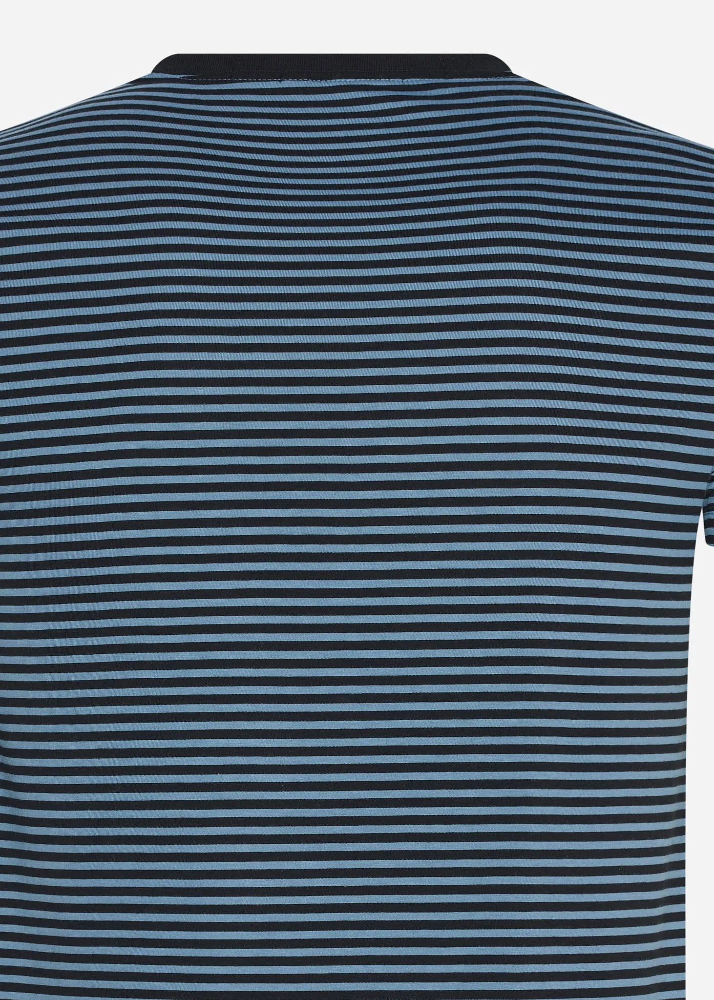 Two colour stripe t-shirt - ash blue