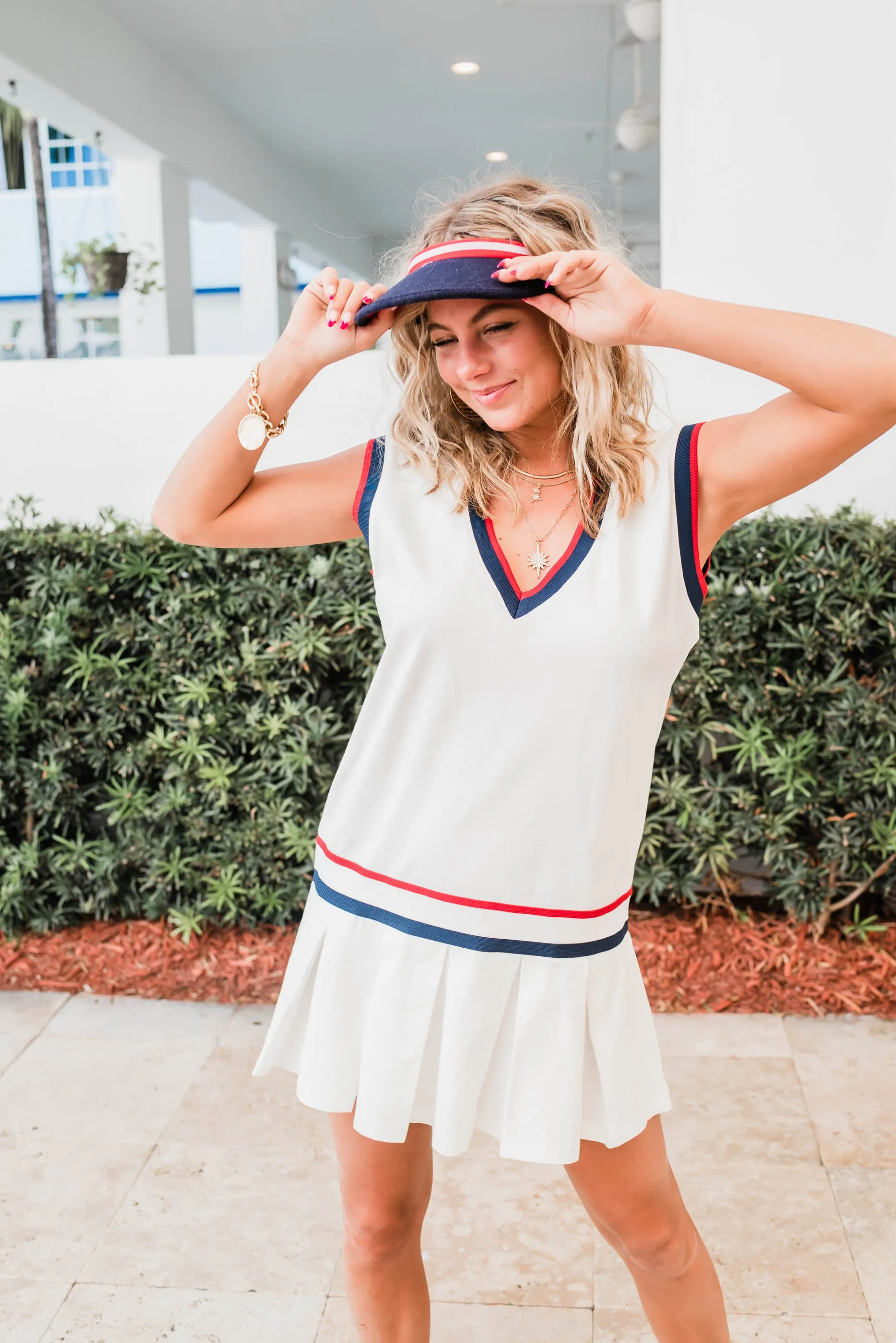V-NECK Tennis Dress - Final Sale*