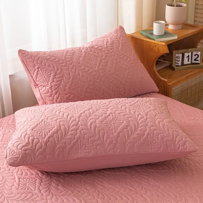 Waterproof Quilted Pillowcase - Solid Color
