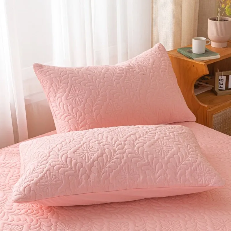 Waterproof Quilted Pillowcase - Solid Color