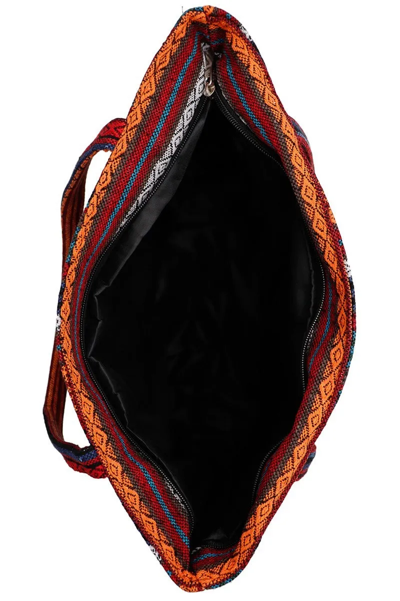 Western Navajo Tribal Canvas Tote Bag