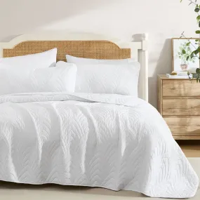 Weston - 3 Piece Quilt Set, Lightweight Bedspread Coverlet Set
