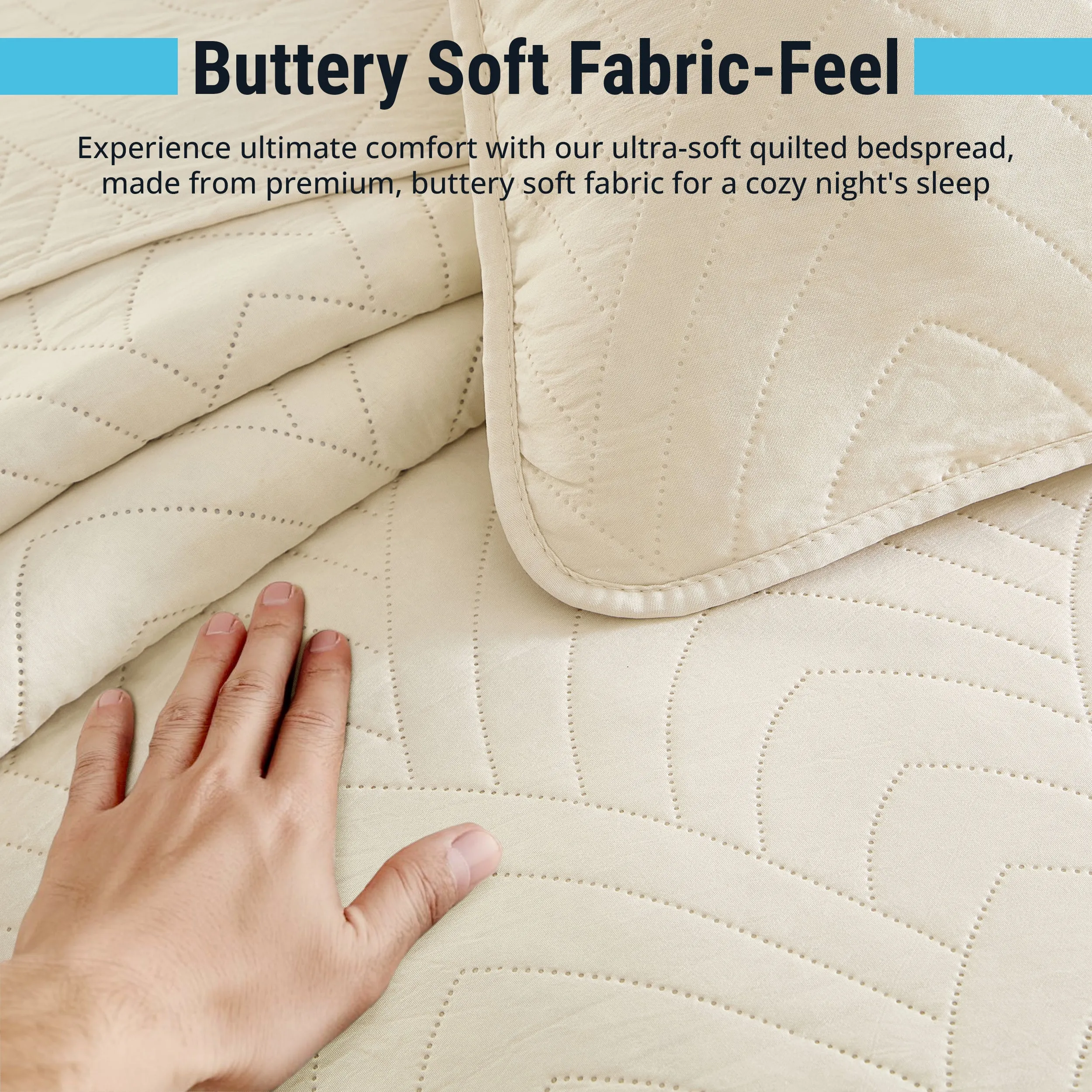 Weston - 3 Piece Quilt Set, Lightweight Bedspread Coverlet Set