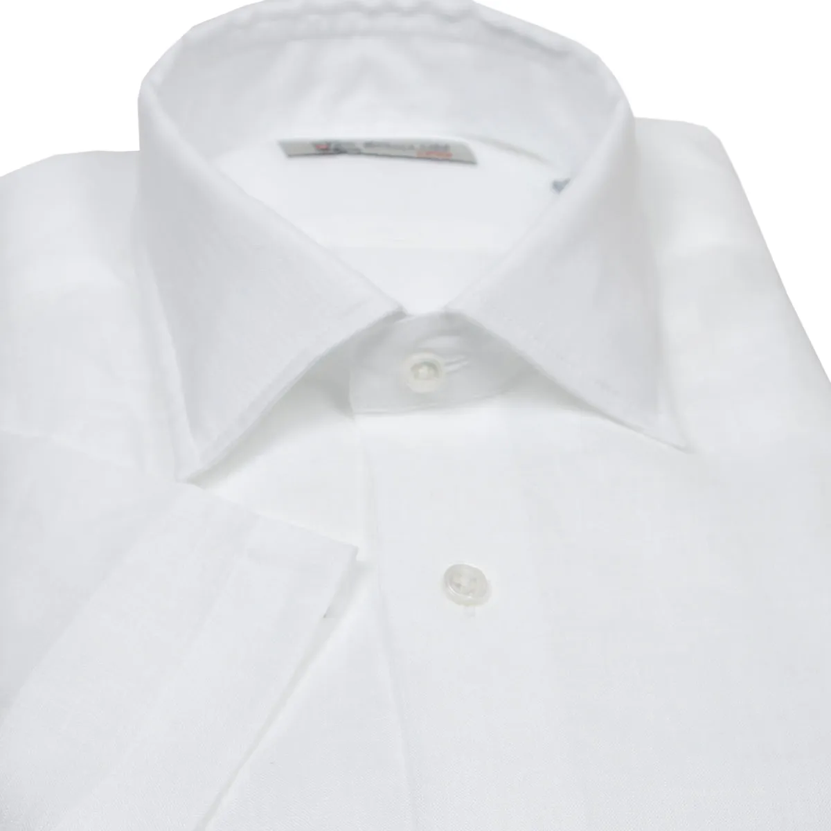White Linen Short Sleeve Shirt
