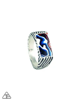 Wild Coat: Fordite Signet Ring Size 9