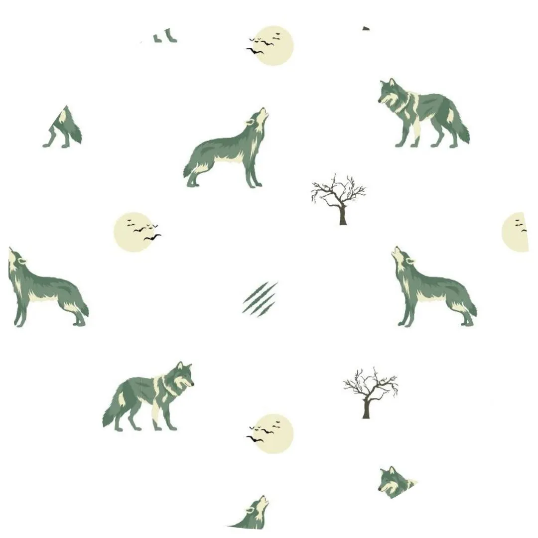 Wolf | Floret Quilted Blanket 26"x35"