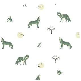 Wolf | Floret Quilted Blanket 26"x35"