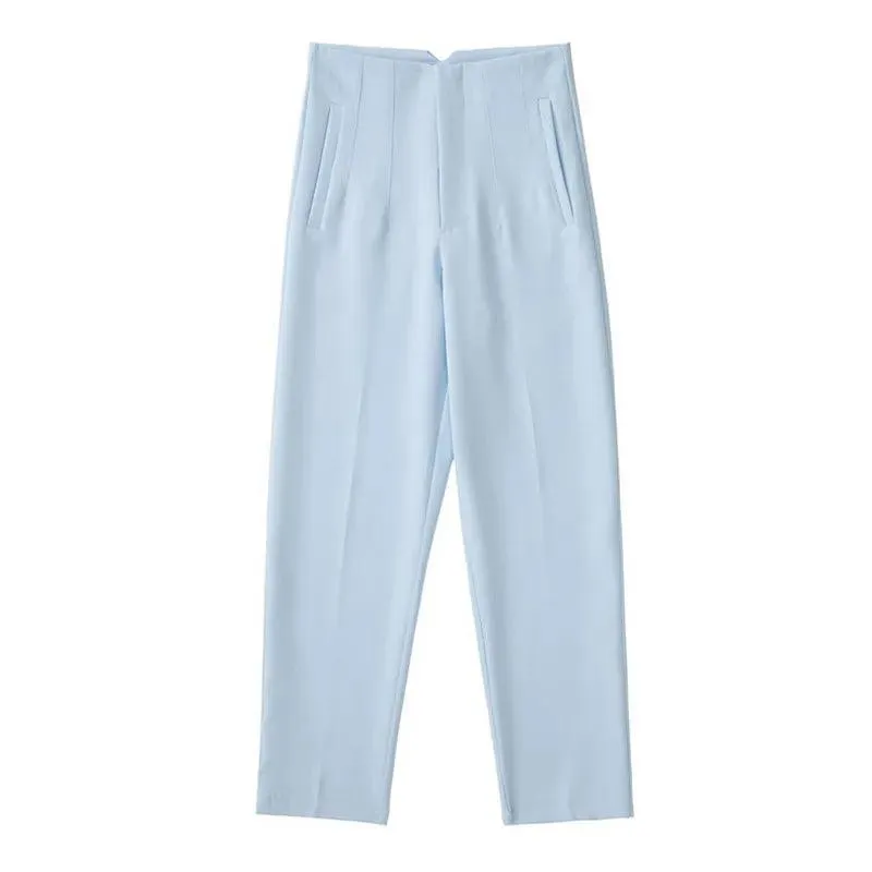 Women's Best Seller High Waist Skinny Fit Pants - Perfect for Any Occasion - Clearance