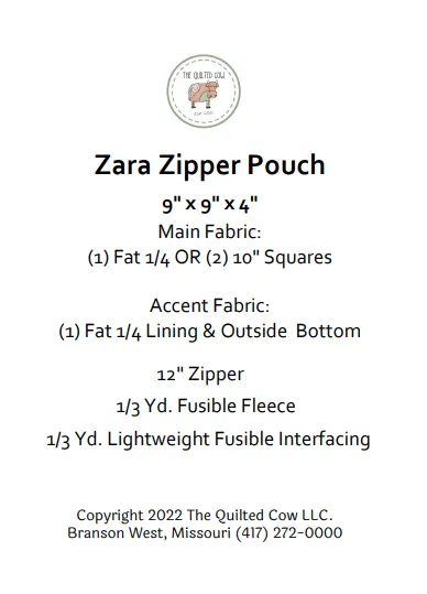 Zara Zipper Pouch